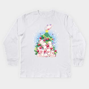 Moogle Christmas Kids Long Sleeve T-Shirt